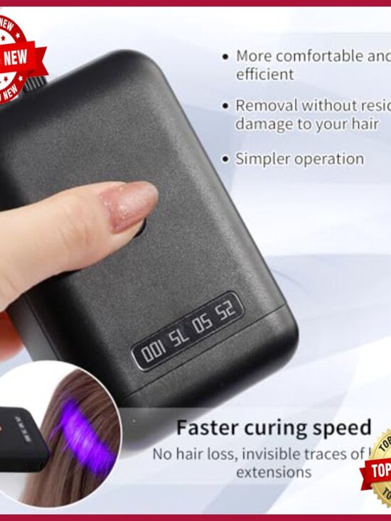 Portable UV Hair Extension Machine Fast Curing Lamp for Wig Extensions main image 4